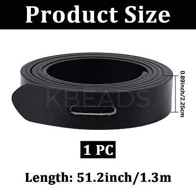 1Pc PU Imitation Leather Knot Strap Belts AJEW-CL0001-42A-1