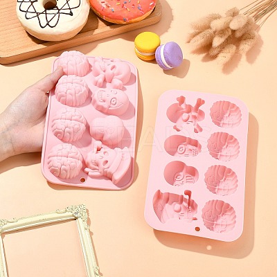 2Pcs Food Grade Silicone Molds SIL-CJ0002-21-1