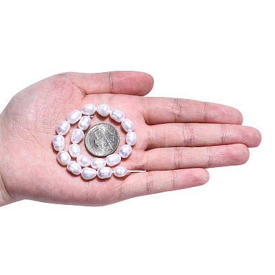 Natural Cultured Freshwater Pearl Beads Strands PEAR-N012-07J-1
