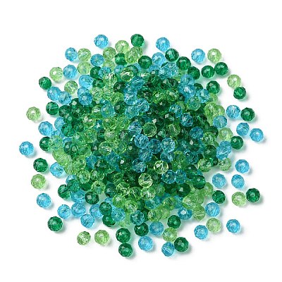3 Colors Transparent Glass Beads EGLA-TZ0001-01-1