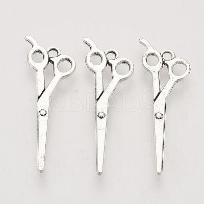 Tibetan Style Alloy Pendants TIBEP-T009-19AS-RS-1