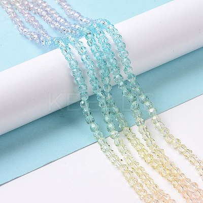 Transparent Glass Beads Strands GLAA-E036-07A-1