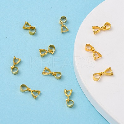 Brass Ice Pick Pinch Bails KK-KK06-G-1