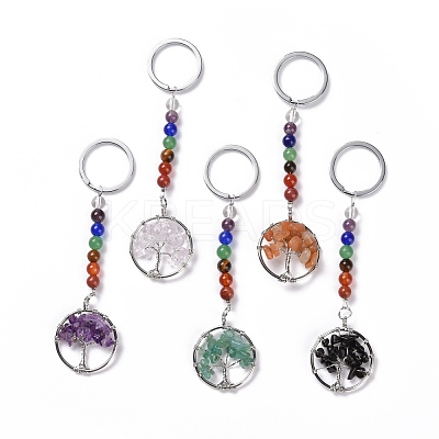 Gemstone Chakra Keychain KEYC-P037-A-1