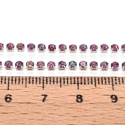 Iron Rhinestone Cup Chains CH-T006-01A-03-1