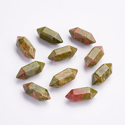 Natural Unakite Double Terminated Points LS-G-P287-A03-1