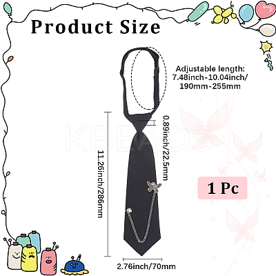 Adjustable Polyester Ties AJEW-WH20006-204A-1