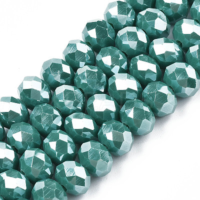 Electroplate Glass Beads Strands LS-EGLA-A044-P8mm-A09-1