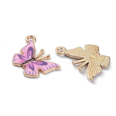 Alloy Enamel Printed Pendants ENAM-CJC0006-66C-1
