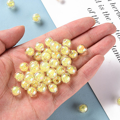 Transparent Acrylic Beads LS-X-TACR-S152-15B-SS2105-1