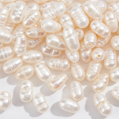 3 Strands Natural Cultured Freshwater Pearl Beads Strands PEAR-NB0002-25-1