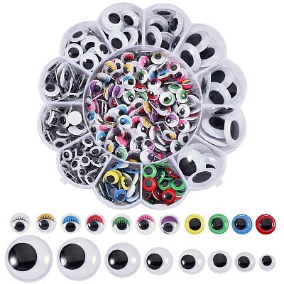 505Pcs Wiggle Googly Eyes Cabochons KY-SZ0001-26-1