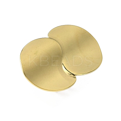 Adjustable 304 Stainless Steel Cuff Rings for Women LS-RJEW-V004-05G-1