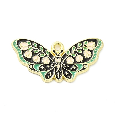 Alloy Enamel Pendants ENAM-R146-01C-1