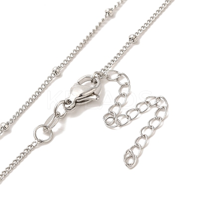 Brass Satellite Chain Necklaces NJEW-B119-03P-1