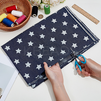 Cotton Denim Fabric DIY-WH0504-775A-01-1