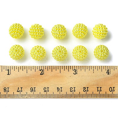 Imitation Pearl Acrylic Beads OACR-FS0001-45D-1