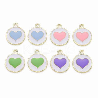 Alloy Enamel Pendants PALLOY-S181-039-NR-1