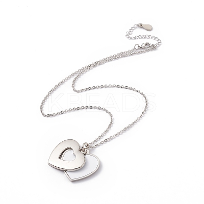 Sublimation Blank Aluminum Pendant Necklace LS-NJEW-E020-01P-02-1