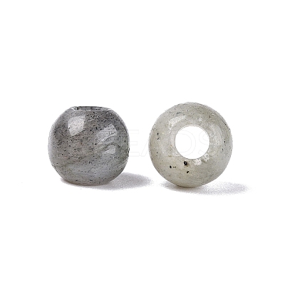 Natural Labradorite European Beads G-Q607-02P-1
