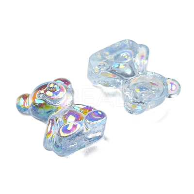 Cartoon Transparent Resin Cabochons RESI-G073-01D-1