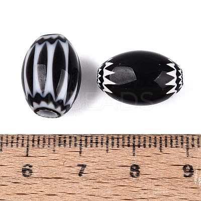Handmade Millefiori Glass Barrel Beads LS-LA-N002-05B-1