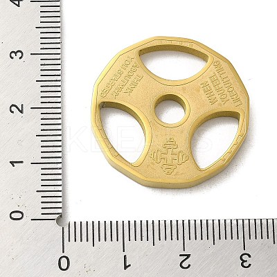 304 Stainless Steel Pendants STAS-D091-11G-1