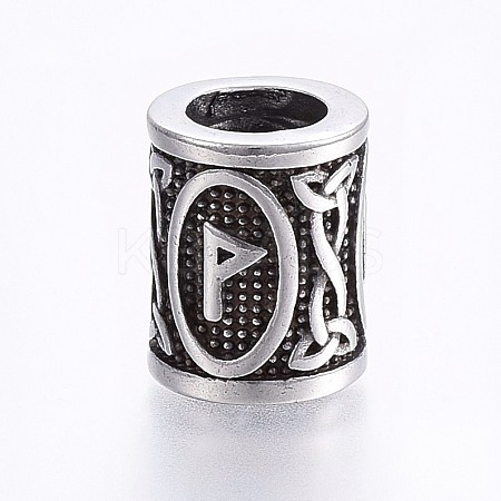 304 Stainless Steel Beads STAS-H460-01AS-9-1