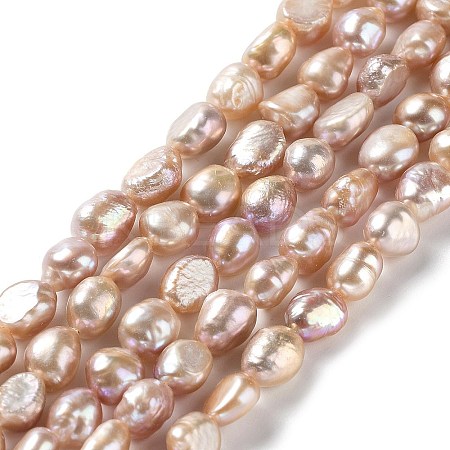 Natural Keshi Pearl Beads Strands PEAR-Z002-26-1