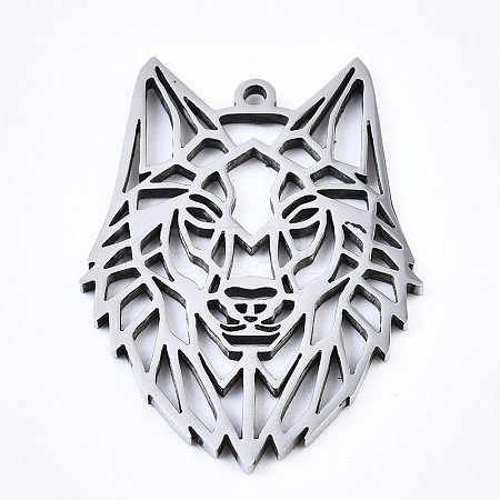 Non-Tarnish 304 Stainless Steel Pendants STAS-T059-24P-1