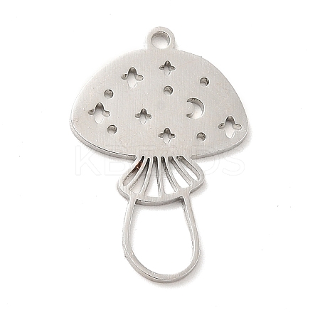 Non-Tarnish 201 Stainless Steel Pendants LS-STAS-E175-06P-1