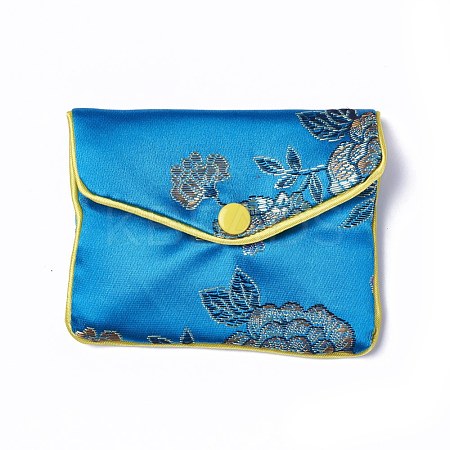 Embroidery Damask Cloth Pouches ABAG-WH0023-04B-03-1
