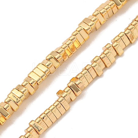 Electroplated Synthetic Non-Magnetic Synthetic Hematite Beads Strands G-I360-I01-02-1