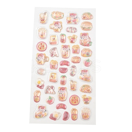 Plastic 3D Puffy Stickers DIY-H178-01C-1