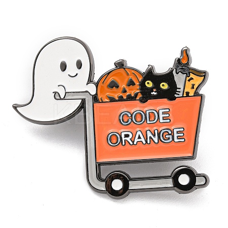 Halloween Alloy Enamel Pin Brooch JEWB-S013-17-1