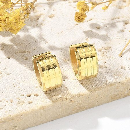 304 Stainless Steel Hoop Earrings for Women EJEW-C096-57G-1