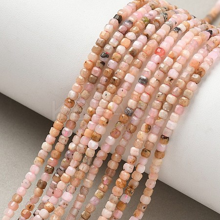Natural Pink Opal Beads Strands G-Z104-C01-2mm-1