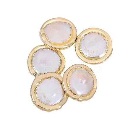 5Pcs Natural Baroque Pearl Keshi Pearl Beads PEAR-CA0001-16-1