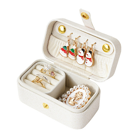 Rectangle Imitation Leather Jewelry Box PW-WG94455-02-1
