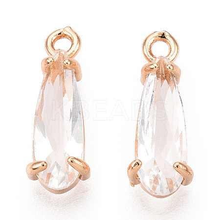 Faceted Glass Pendants LS-X1-GLAA-T010-004J-1