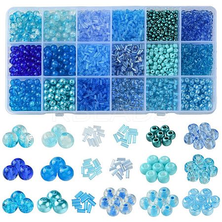 AB Color Plated Glass Bugle Beads SEED-FS0001-22-1