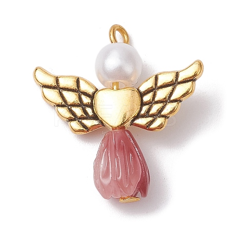 Angel Resin & Acrylic Pendants PALLOY-JF02565-06S-1
