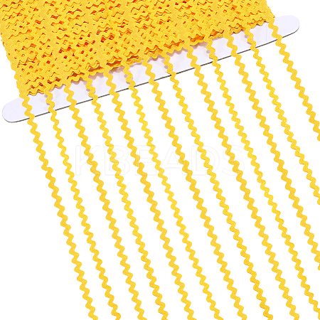 40M Polyester Wavy Fringe Trim Ribbon OCOR-GF0004-39N-1
