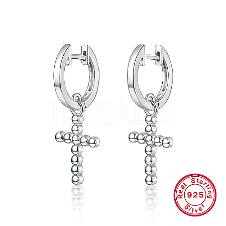 925 Sterling Silver Hoop Earrings WL9747-1
