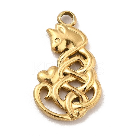 Ion Plating(IP) 201 Stainless Steel Pendants LS-STAS-P312-01G-1