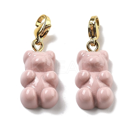 Bear Resin Pendant Decorations STAS-M092-01G-07-1