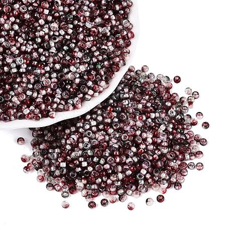 Picasso Glass Seed Beads SEED-Q041-02N-1