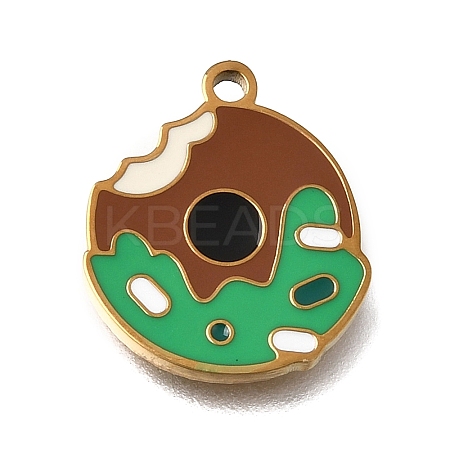 304 Stainless Steel Enamel Pendants SA-CBAA2E4-06A-G-1