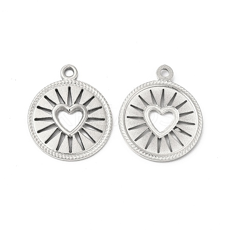 Non-Tarnish 304 Stainless Steel Pendants STAS-L268-013P-1