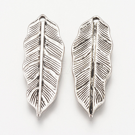 Tibetan Style Alloy Pendants TIBEP-S315-08AS-RS-1